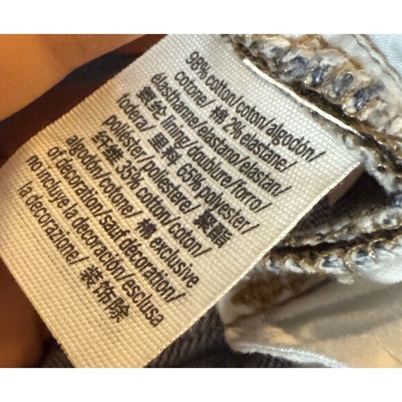 Pink Victoria Secret High‎ Waisted Cut off Shorts Womens 10 Blue Denim Frayed - Picture 11 of 11